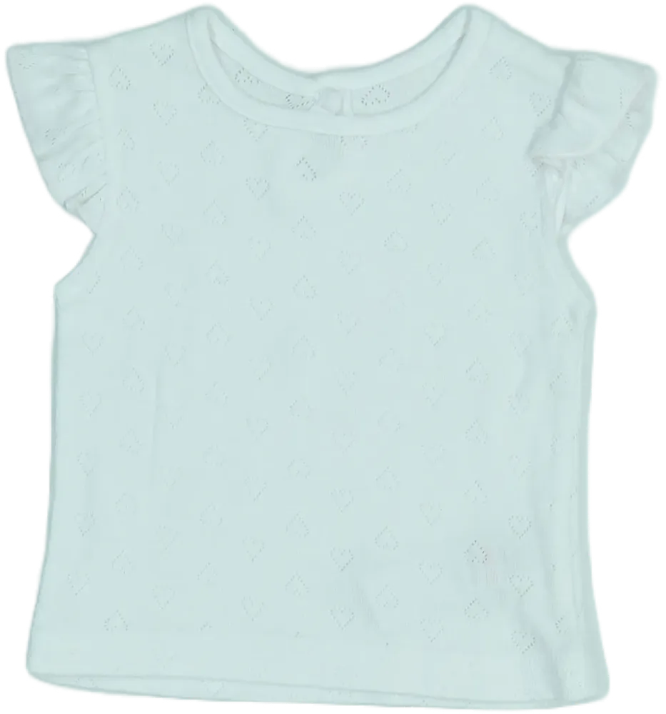 Fehér George Póló EU 62 / UK 0-3 hónap / US 0-3 hónap