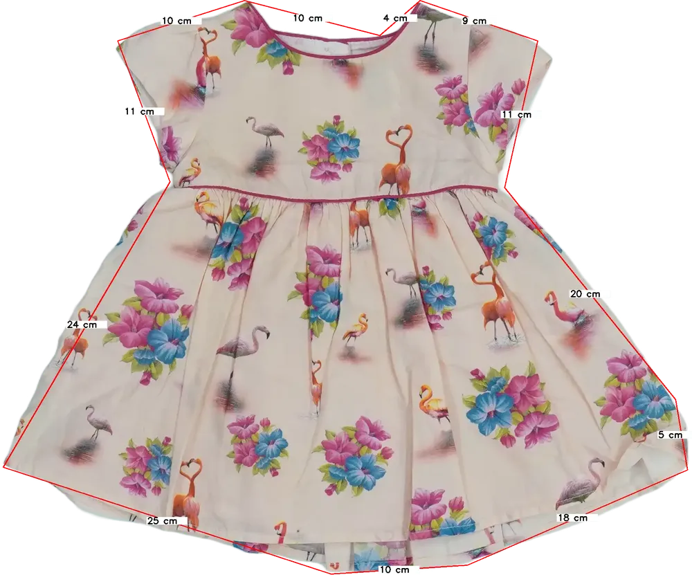 Rózsaszín M&amp;Co. Ruha EU 74 / UK 6-9 hónap / US 6-9 hónap