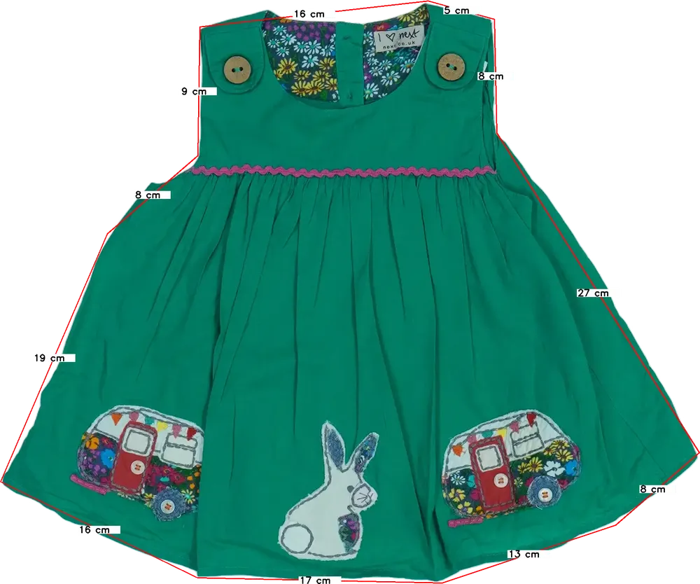 Zöld Next Ruha EU 98 / UK 3 év / US 3T