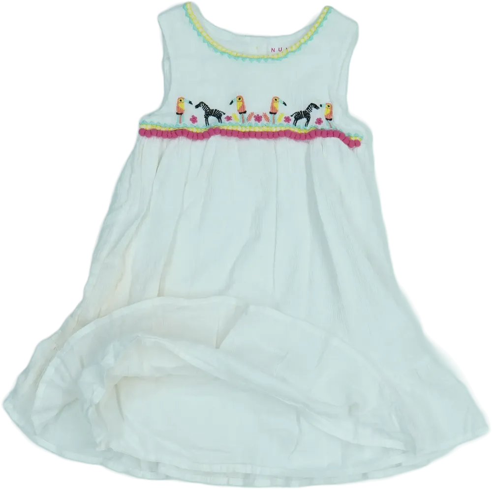 Fehér Nutmeg Ruha EU 98 / UK 3 év / US 3T