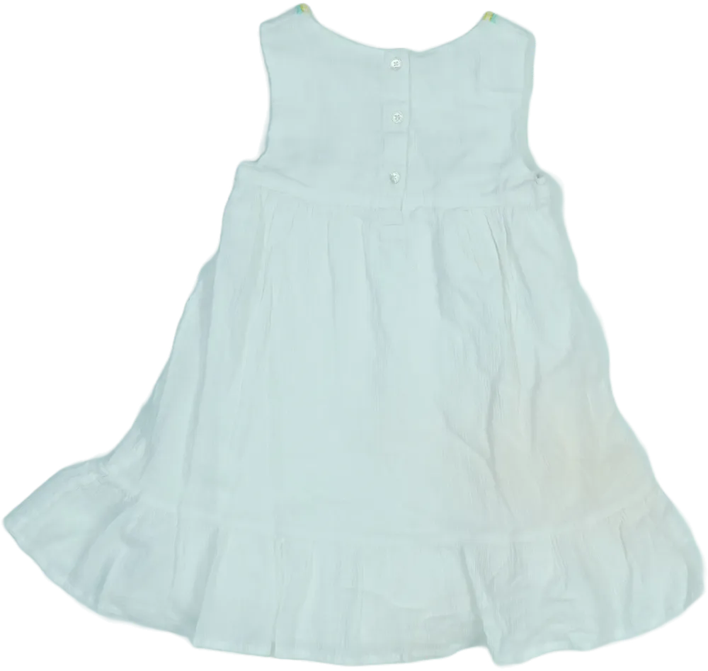 Fehér Nutmeg Ruha EU 98 / UK 3 év / US 3T