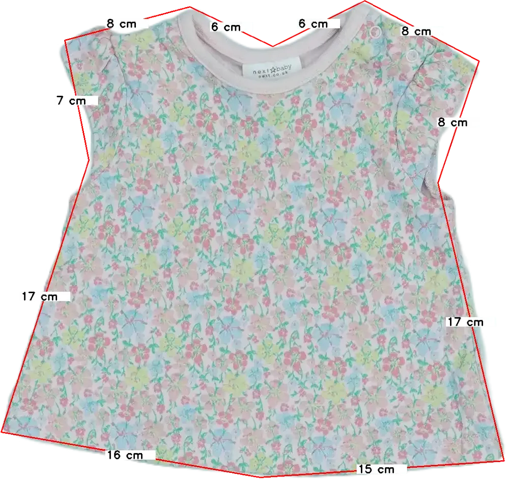 Rózsaszín Next Póló EU 62 / UK 0-3 hónap / US 0-3 hónap