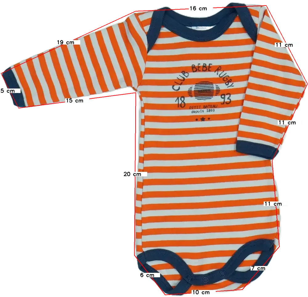 Fehér Egyéb Hosszú ujjú body EU 62 / UK 0-3 hónap / US 0-3 hónap