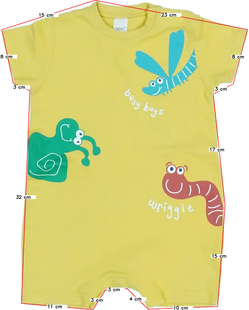 Sárga Next Napozó EU 74 / UK 6-9 hónap / US 6-9 hónap