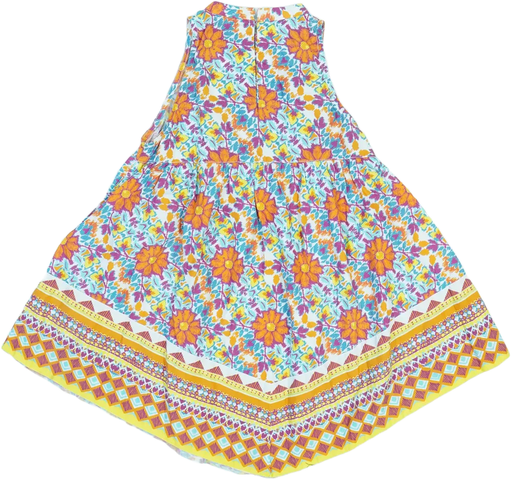 Többszínű Mini Mignon Ruha EU 128 / UK 8 év / US 8 év/M