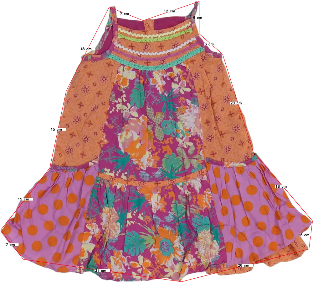 Többszínű Matalan Ruha EU 104 / UK 4 év / US 4T/XS