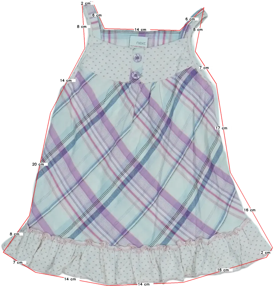 Rózsaszín Next Ruha EU 122 / UK 7 év / US 7 év/M