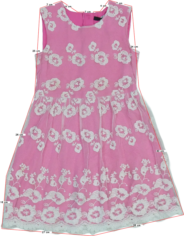 Rózsaszín George Ruha EU 128 / UK 8 év / US 8 év/M