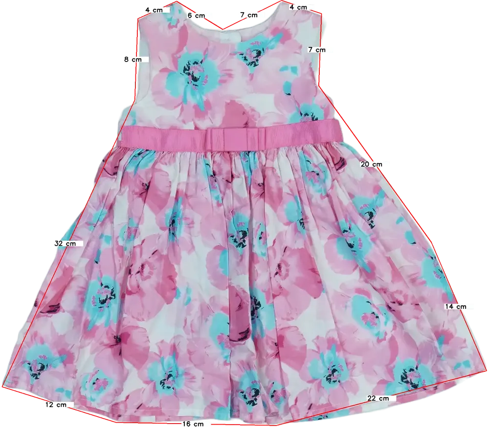 Rózsaszín George Ruha EU 68 / UK 3-6 hónap / US 3-6 hónap