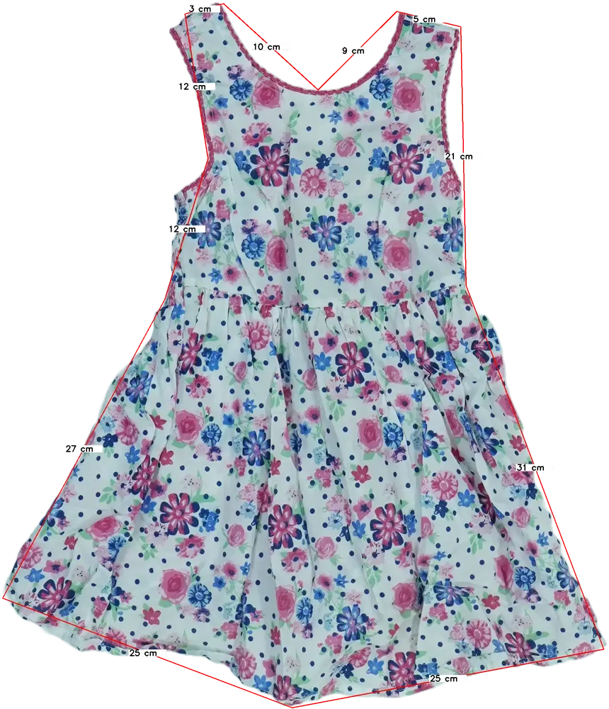 Fehér Primark Ruha EU 104 / UK 4 év / US 4T/XS