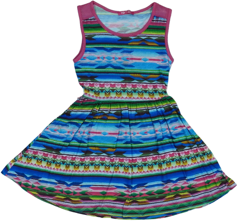 Többszínű Young Dimension Ruha EU 128 / UK 8 év / US 8 év/M