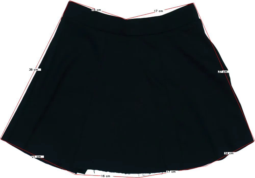 Fekete Egyéb Szoknya EU 158 / UK 13 év / US 14 év/XL