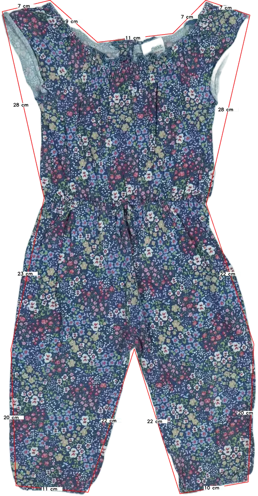 Többszínű Next Playsuit / Jumpsuit EU 92 / UK 2 év / US 2T
