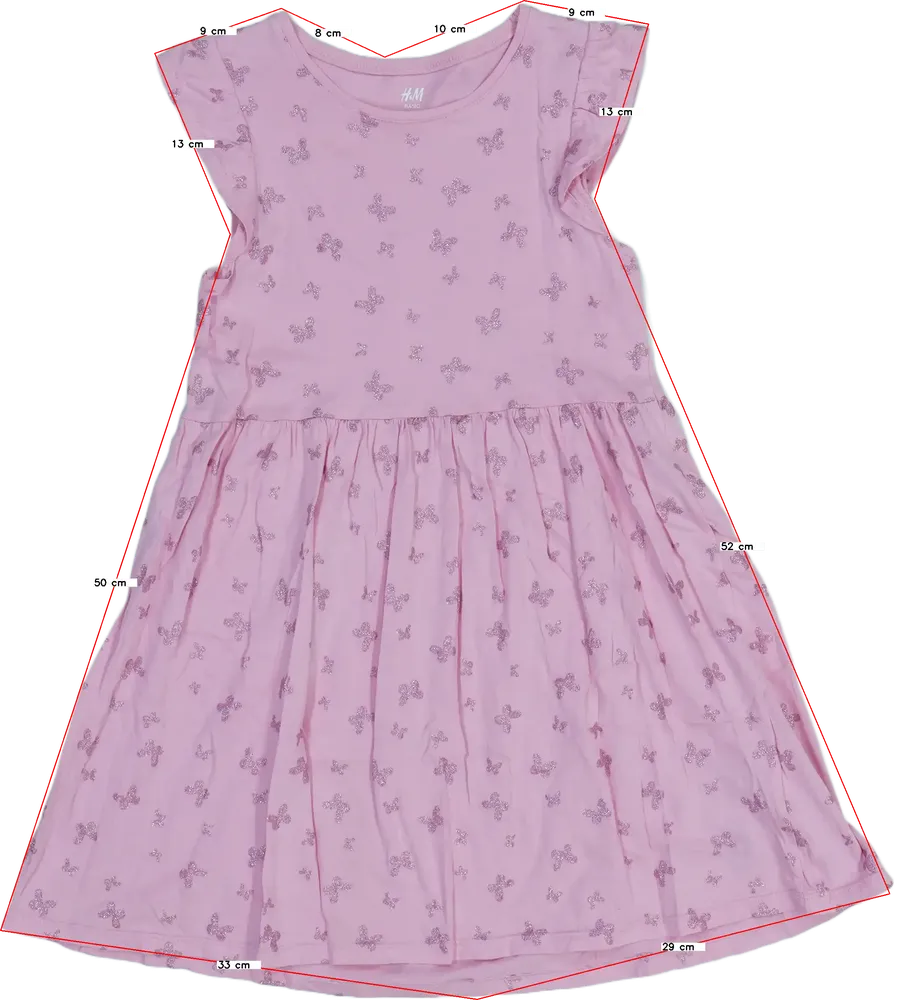 Rózsaszín H&amp;M Ruha EU 128 / UK 8 év / US 8 év/M