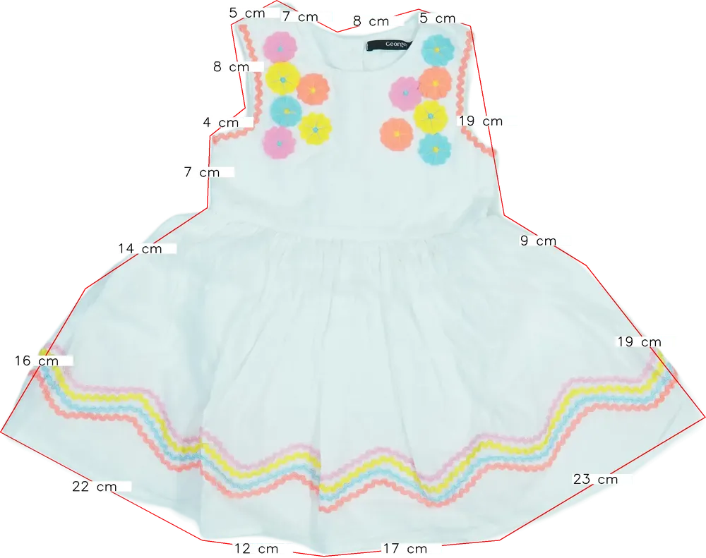 Fehér George Ruha EU 98 / UK 3 év / US 3T