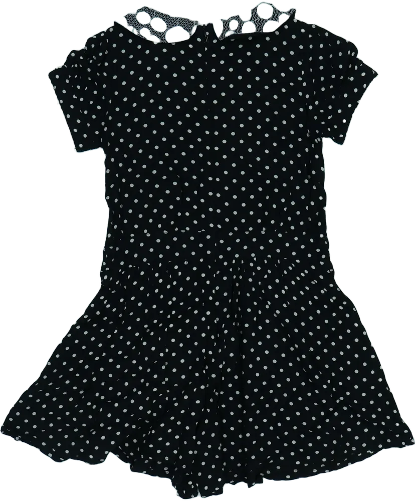 Fekete Next Playsuit / Jumpsuit EU 128 / UK 8 év / US 8 év/M