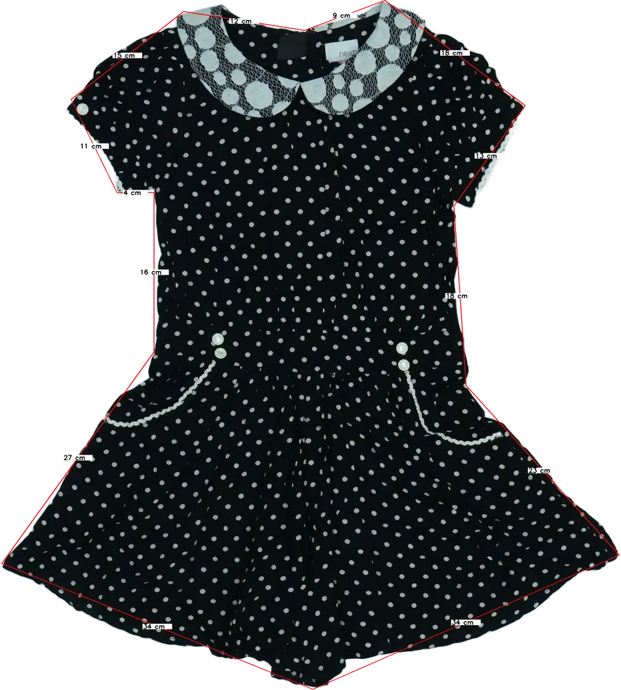 Fekete Next Playsuit / Jumpsuit EU 128 / UK 8 év / US 8 év/M