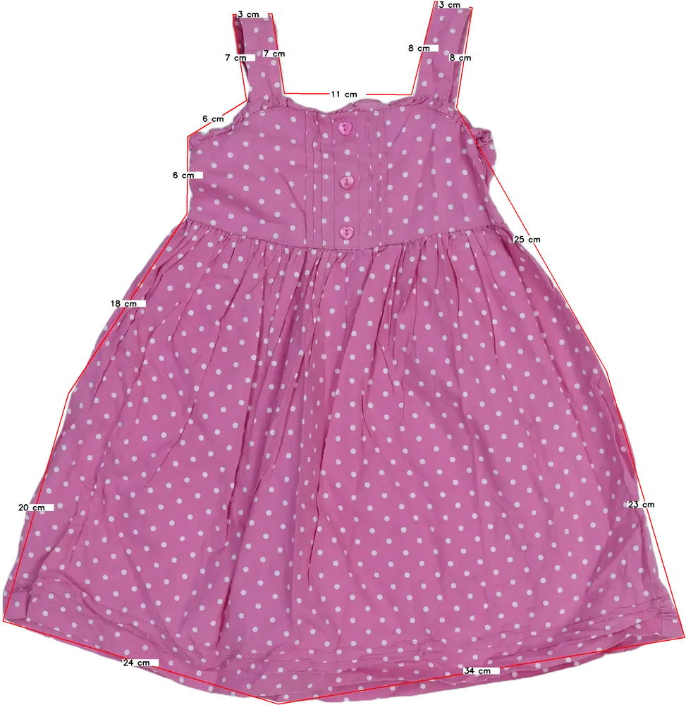 Rózsaszín Cherokee Ruha EU 98 / UK 3 év / US 3T