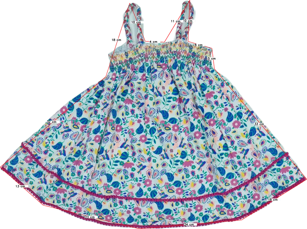 Fehér Indigo Ruha EU 98 / UK 3 év / US 3T