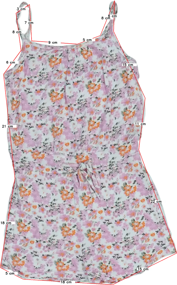 Fehér H&amp;M Playsuit / Jumpsuit EU 116 / UK 6 év / US 6 év/S