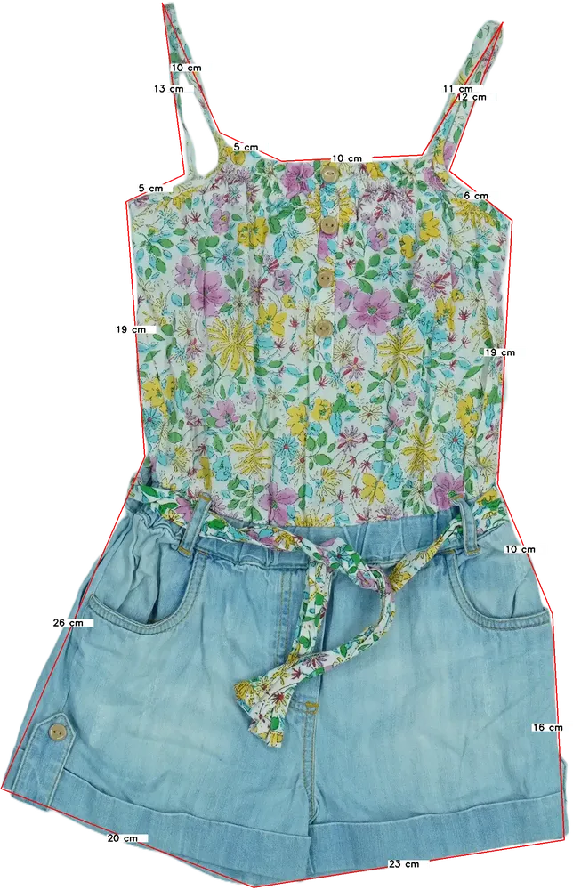 Többszínű Next Playsuit / Jumpsuit EU 122 / UK 7 év / US 7 év/M