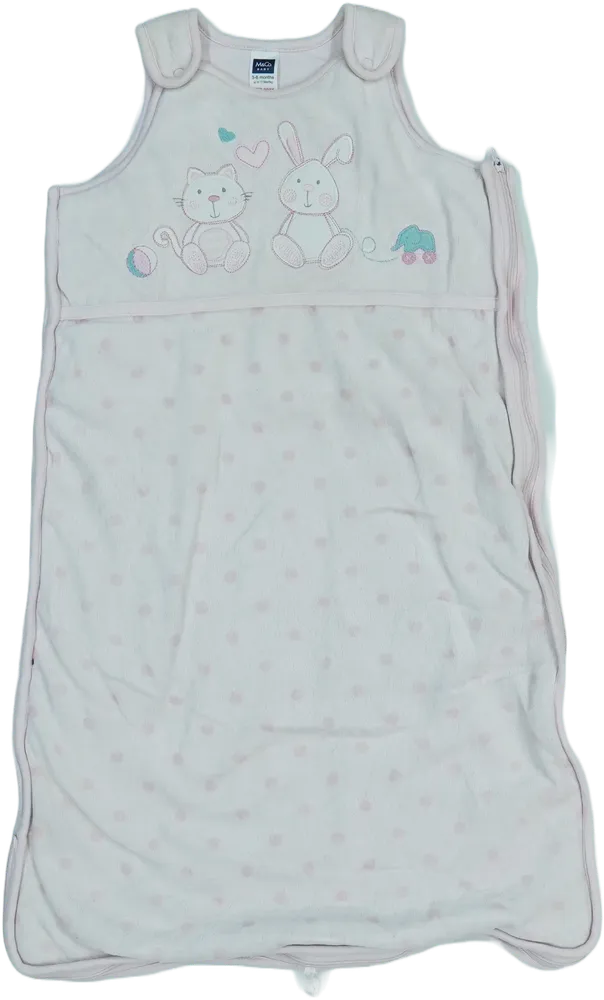 Rózsaszín M&amp;Co. Hálózsák EU 68 / UK 3-6 hónap / US 3-6 hónap