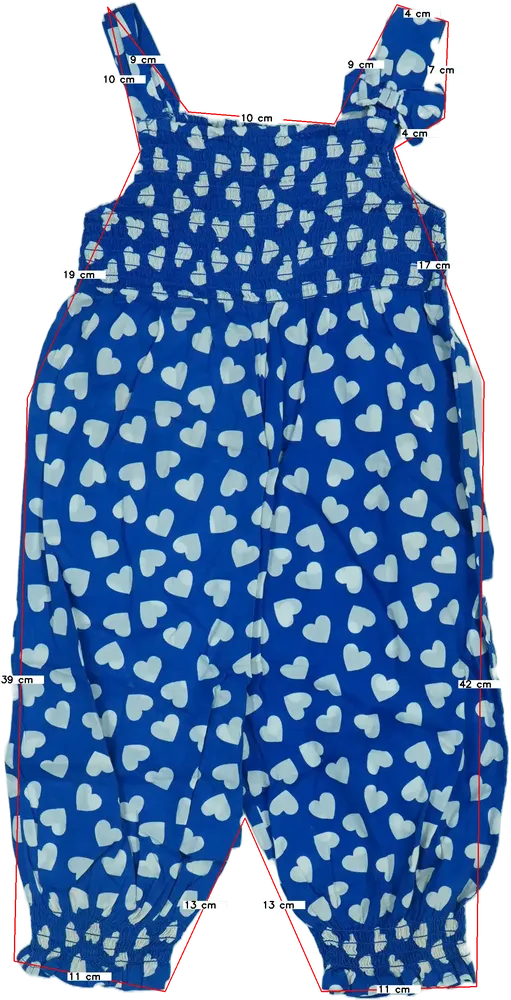 Kék George Playsuit / Jumpsuit EU 110 / UK 5 év / US 5 év/XS