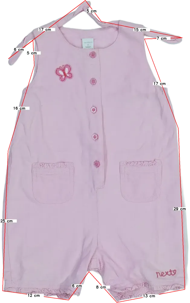 Rózsaszín Next Playsuit / Jumpsuit EU 80 / UK 9-12 hónap / US 12 hónap