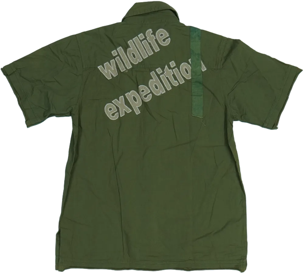 Zöld Egyéb Ing EU 164 / UK 14 év / US 14 év/XL