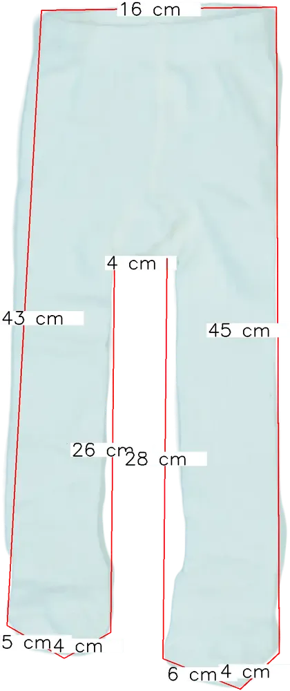 Fehér Dressy Kidz Harisnya EU 80 / UK 9-12 hónap / US 12 hónap