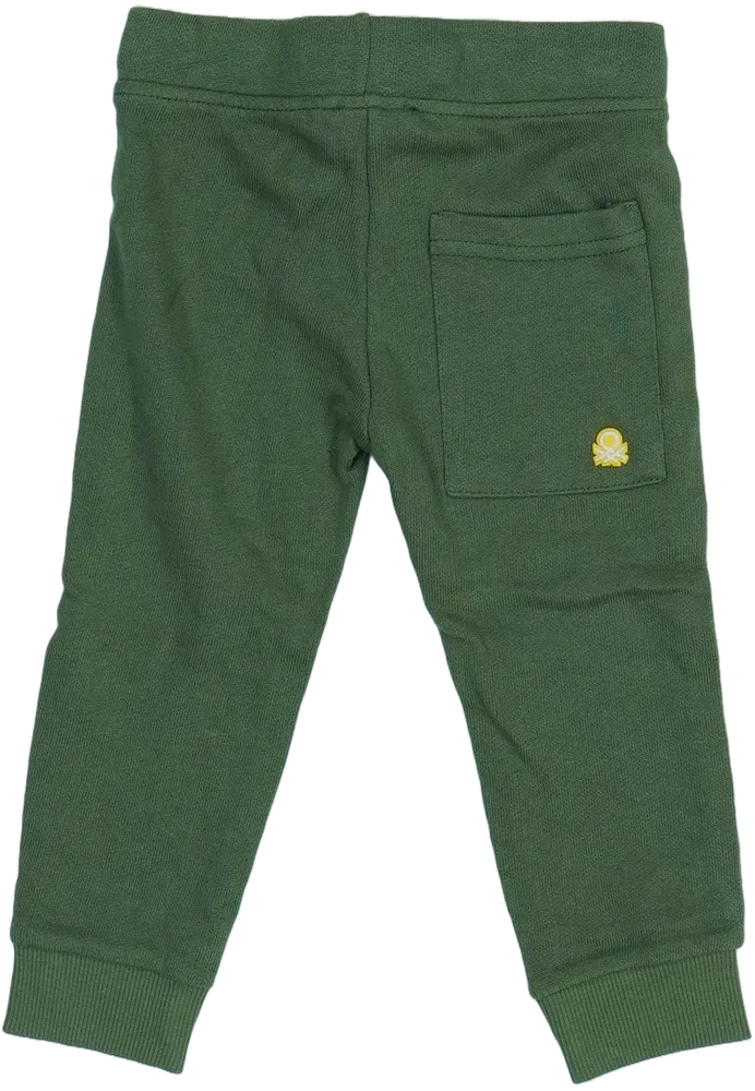 Zöld Benetton Melegítőnadrág EU 86 / UK 12-18 hónap / US 18 hónap