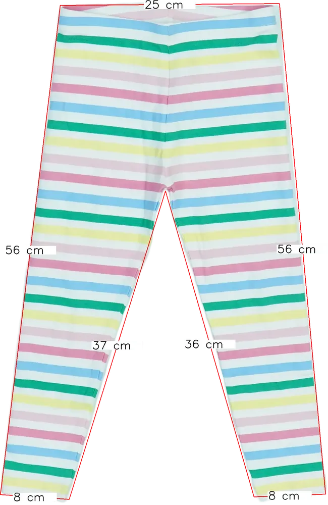 Fehér George Leggings EU 110 / UK 5 év / US 5 év/XS