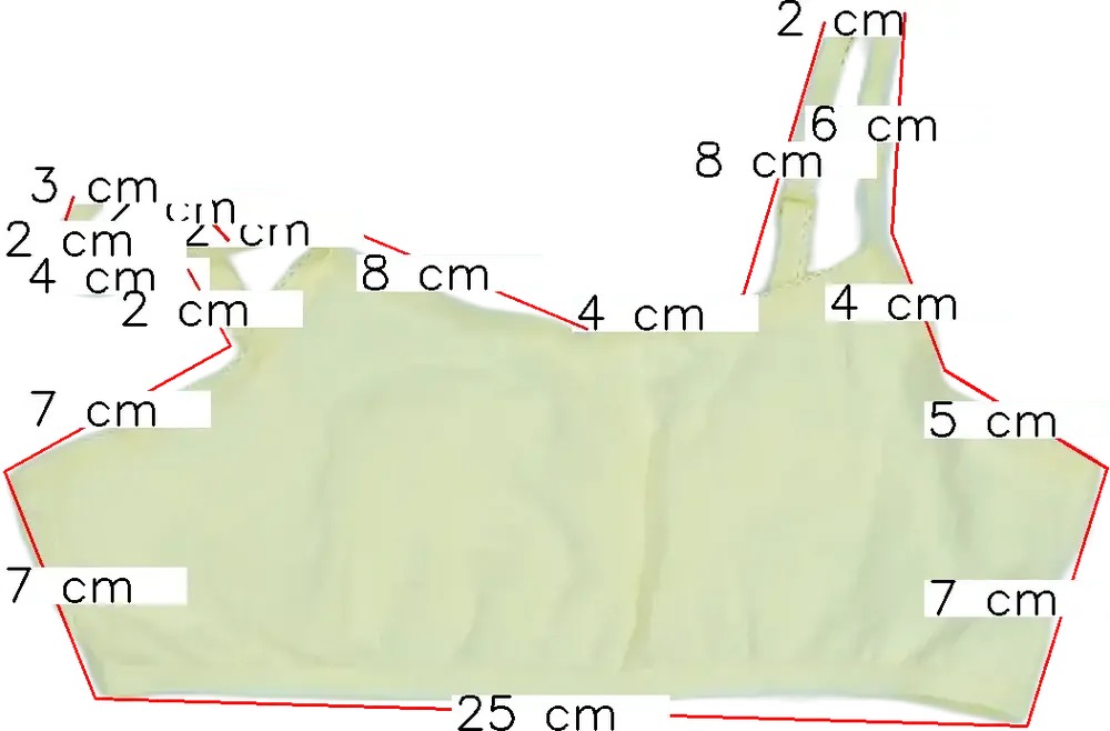 Sárga George Melltartó EU 128 / UK 8 év / US 8 év/M