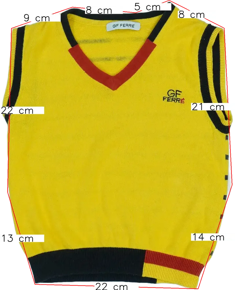 Sárga GF Ferré Mellény EU 92 / UK 2 év / US 2T