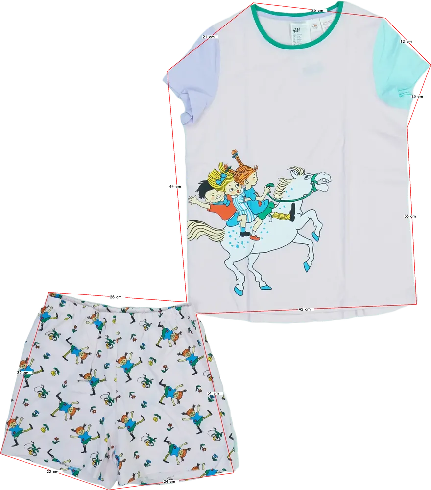 Rózsaszín H&amp;M Pizsama EU 152 / UK 12 év / US 12 év/L