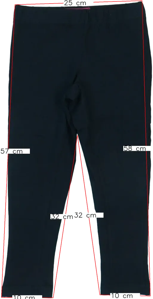 Fekete Benetton Leggings EU 104 / UK 4 év / US 4T/XS