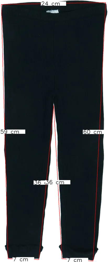 Fekete George Leggings EU 110 / UK 5 év / US 5 év/XS