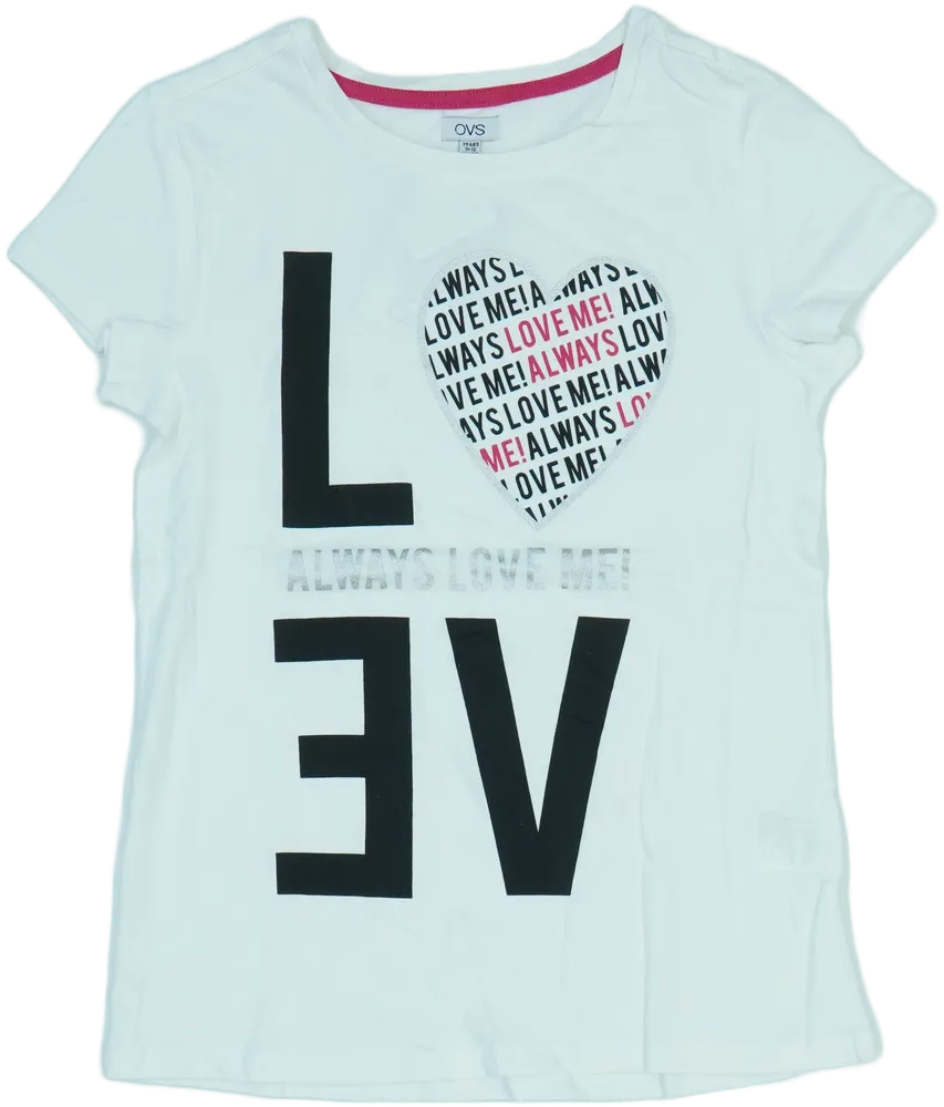 Fehér OVS Póló EU 152 / UK 12 év / US 12 év/L