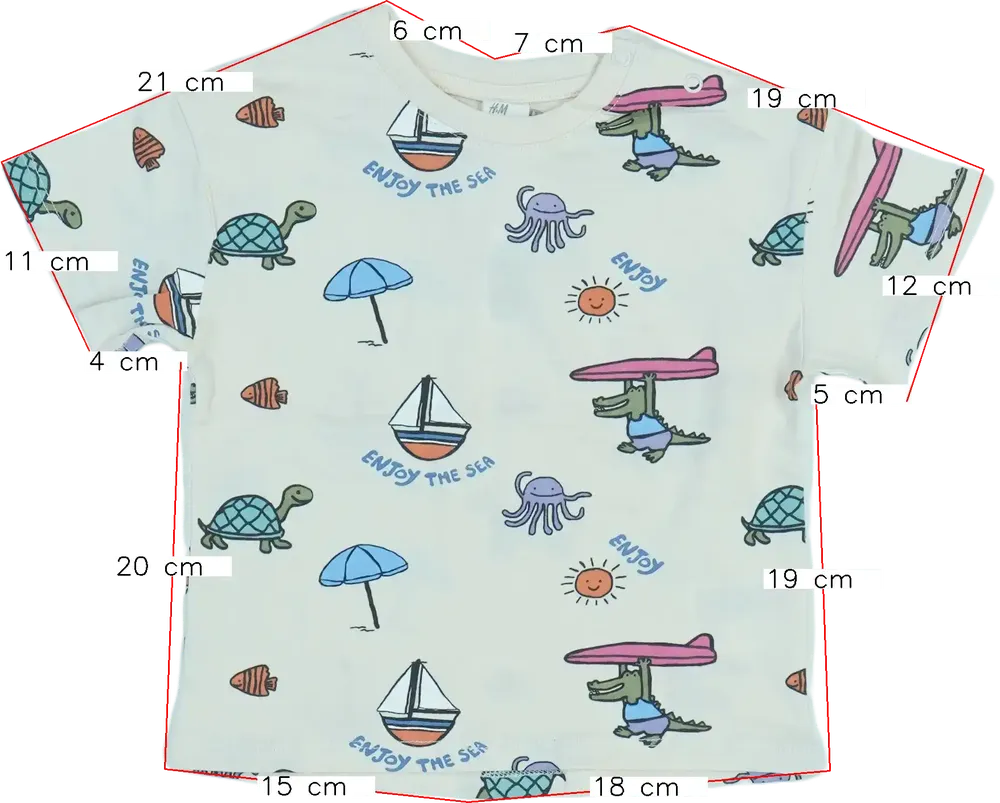 Barna H&amp;M Póló EU 86 / UK 12-18 hónap / US 18 hónap