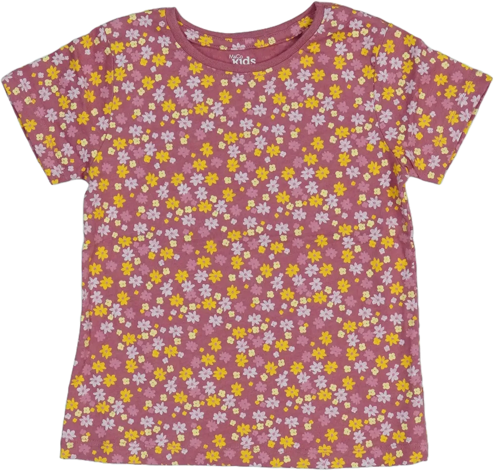 Rózsaszín M&amp;Co. Póló EU 116 / UK 6 év / US 6 év/S