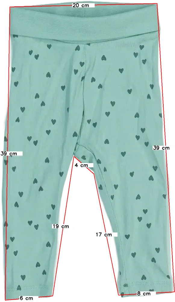 Zöld DopoDopo Baby nadrág EU 74 / UK 6-9 hónap / US 6-9 hónap