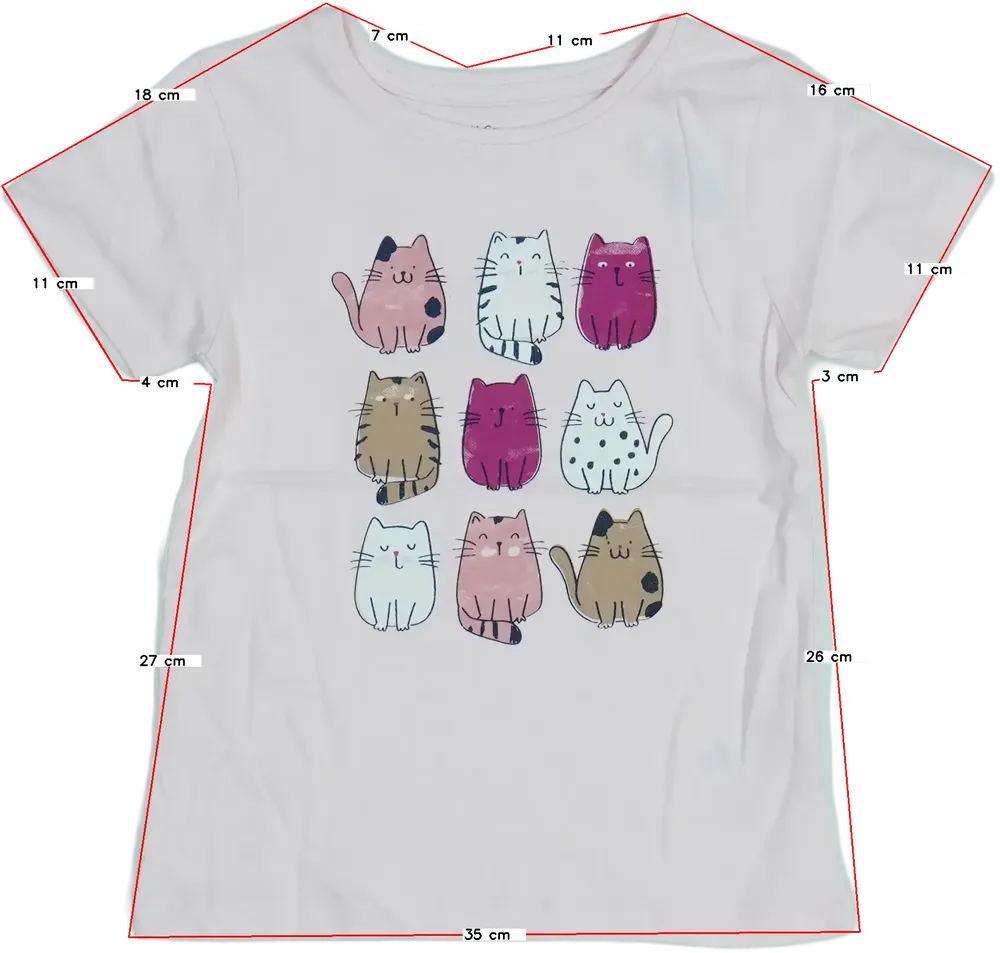 Rózsaszín M&amp;Co. Póló EU 116 / UK 6 év / US 6 év/S