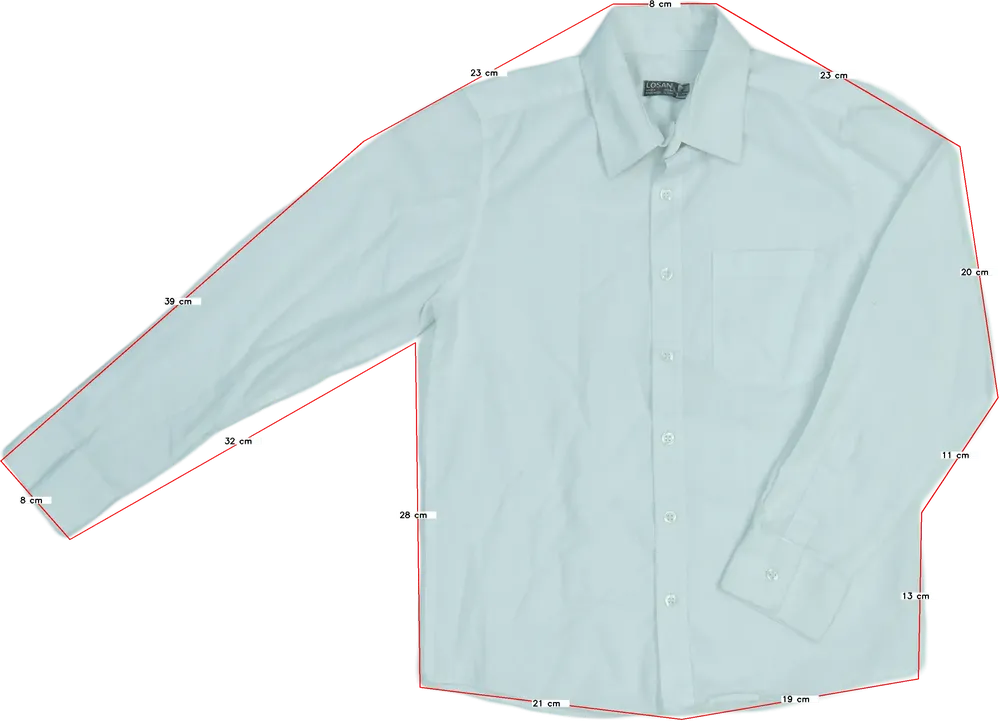 Fehér Losan Ing EU 128 / UK 8 év / US 8 év/M