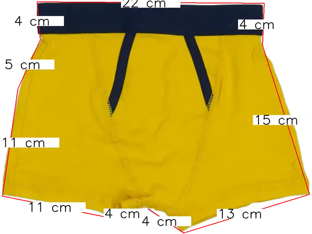 Sárga George Boxer EU 104 / UK 4 év / US 4T/XS