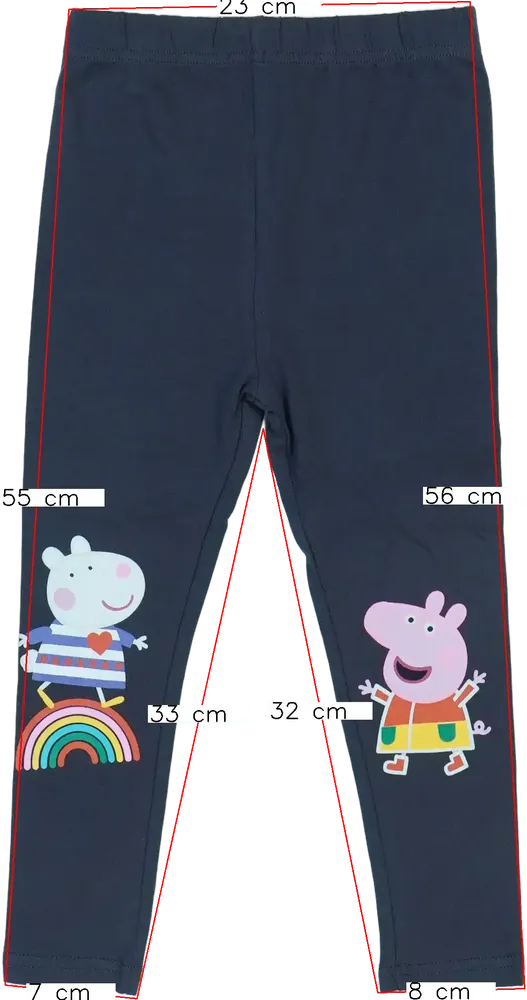 Szürke Peppa Pig Leggings EU 104 / UK 4 év / US 4T/XS
