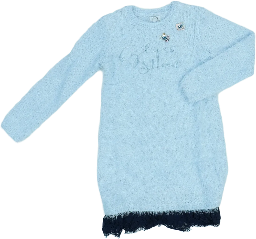 Kék OVS Kötött pulcsi EU 128 / UK 8 év / US 8 év/M