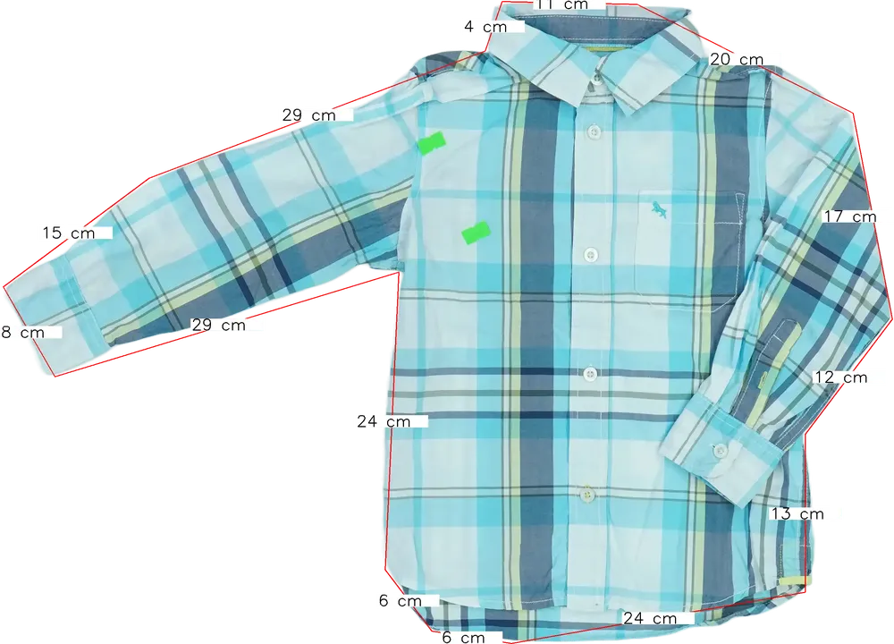 Kék H&amp;M Ing EU 116 / UK 6 év / US 6 év/S