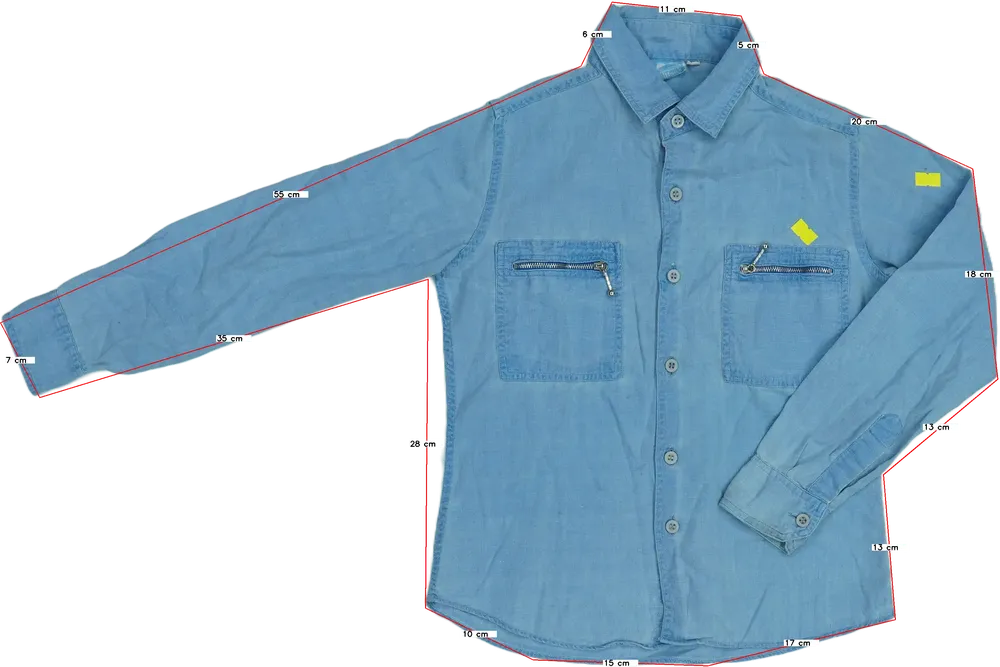 Kék Egyéb Ing EU 128 / UK 8 év / US 8 év/M