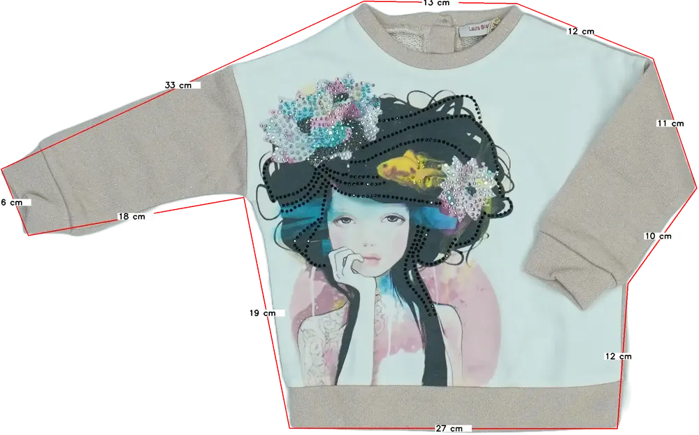 Fehér Laura Biagiotti Pulóver EU 86 / UK 12-18 hónap / US 18 hónap