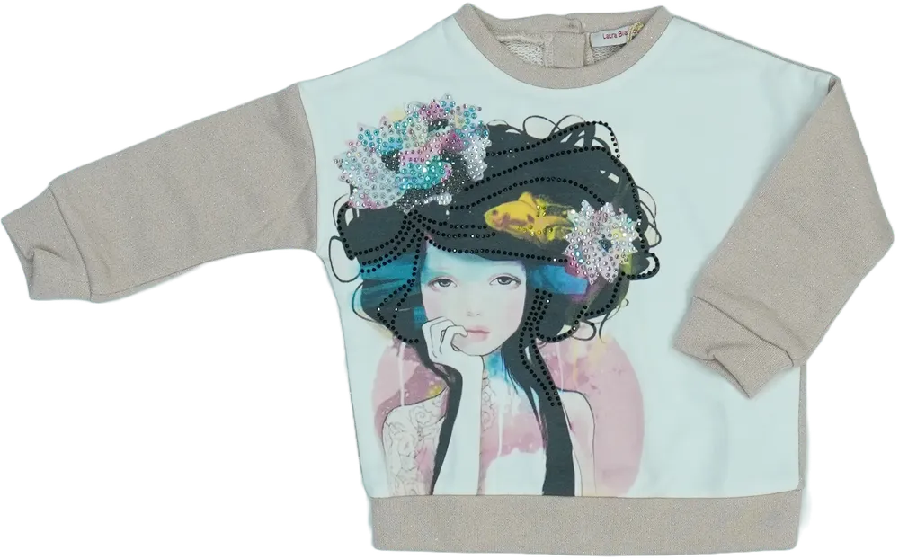 Fehér Laura Biagiotti Pulóver EU 86 / UK 12-18 hónap / US 18 hónap